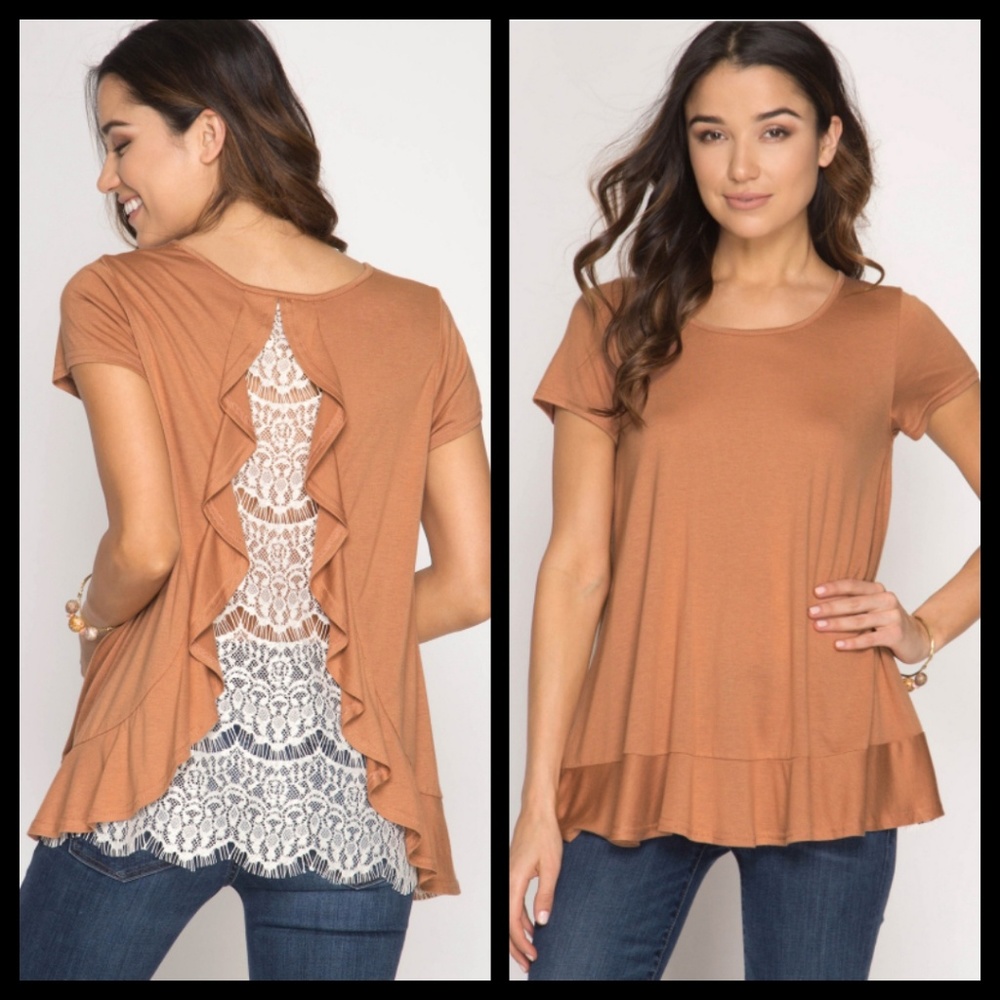 Feminine and Flirty Tunic Top